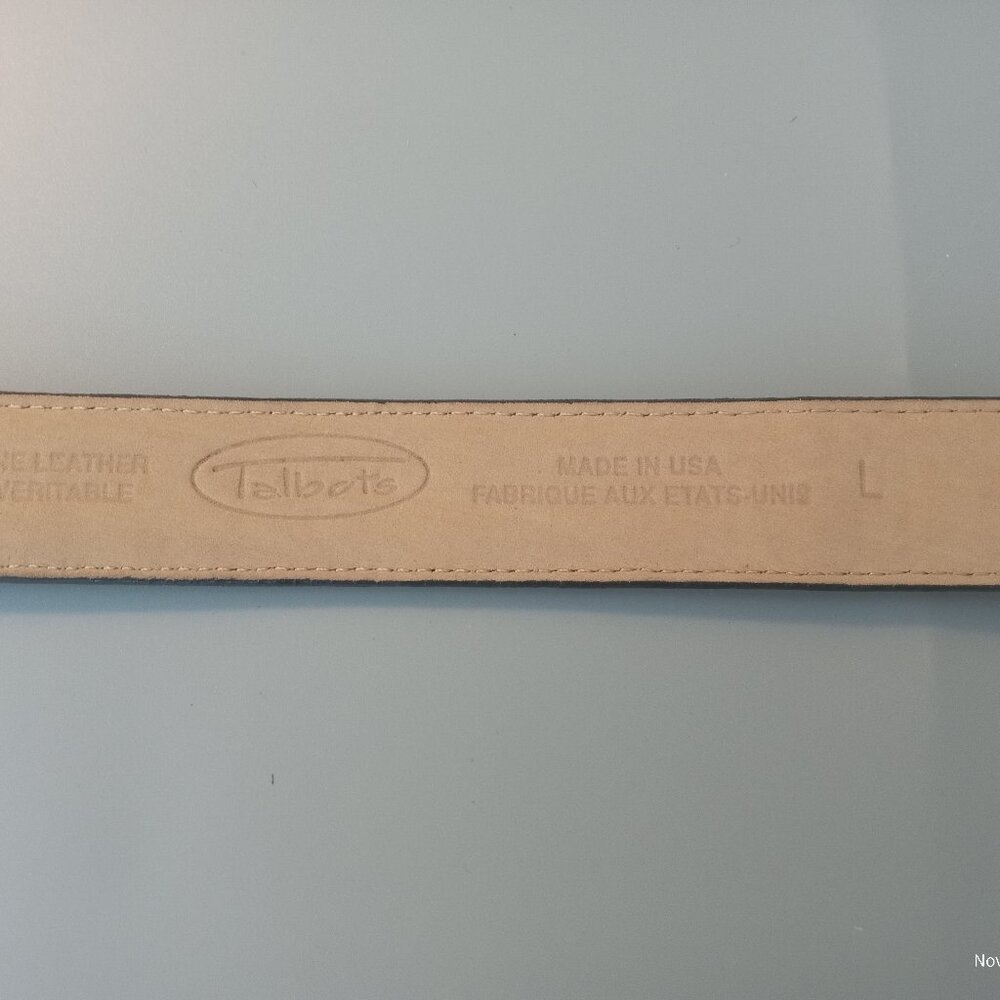 Leather Two Tone Heart Buckle Vintage Ladies Belt - Picture 4 of 5